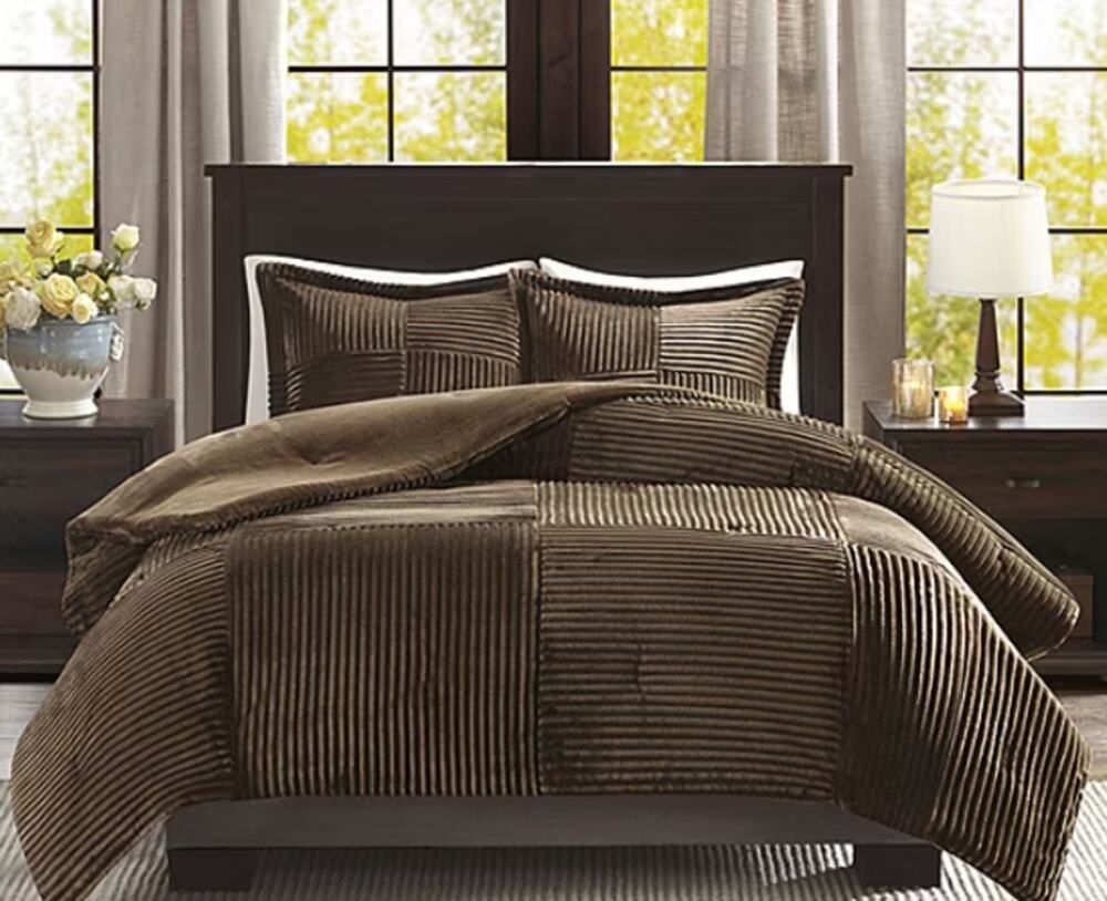 Madison Park Williams Plush 3-pc. Midweight Down Alternative Comforter Set